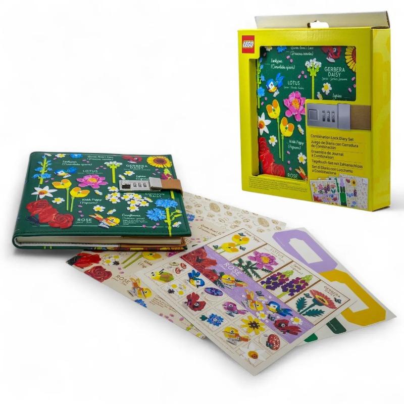 LEGO Combination Lock Journal Box Set – Botanicals
