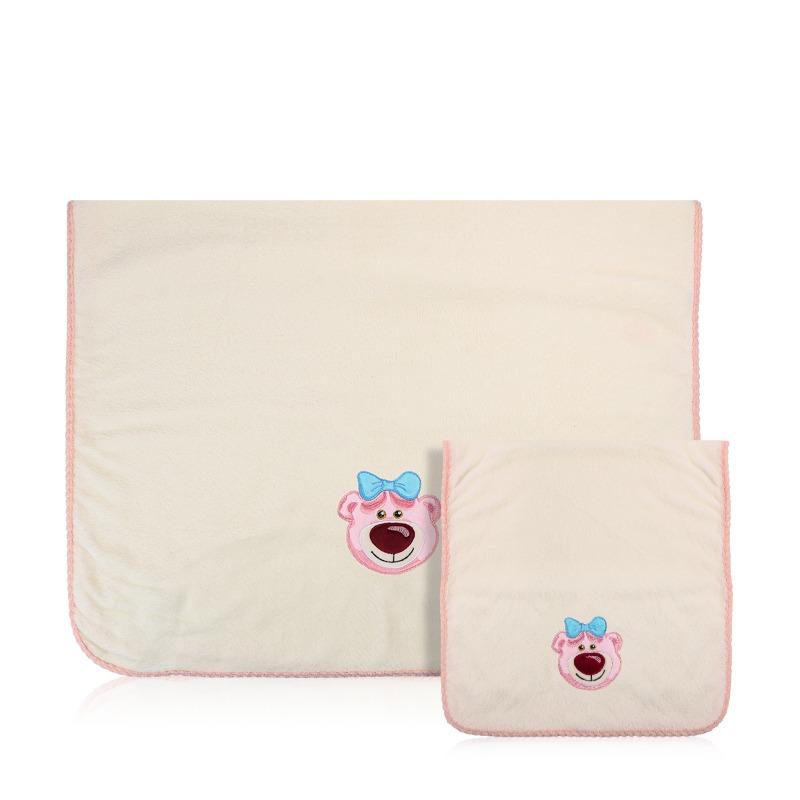 Kids Microfiber Towel Set 2 Pieces White