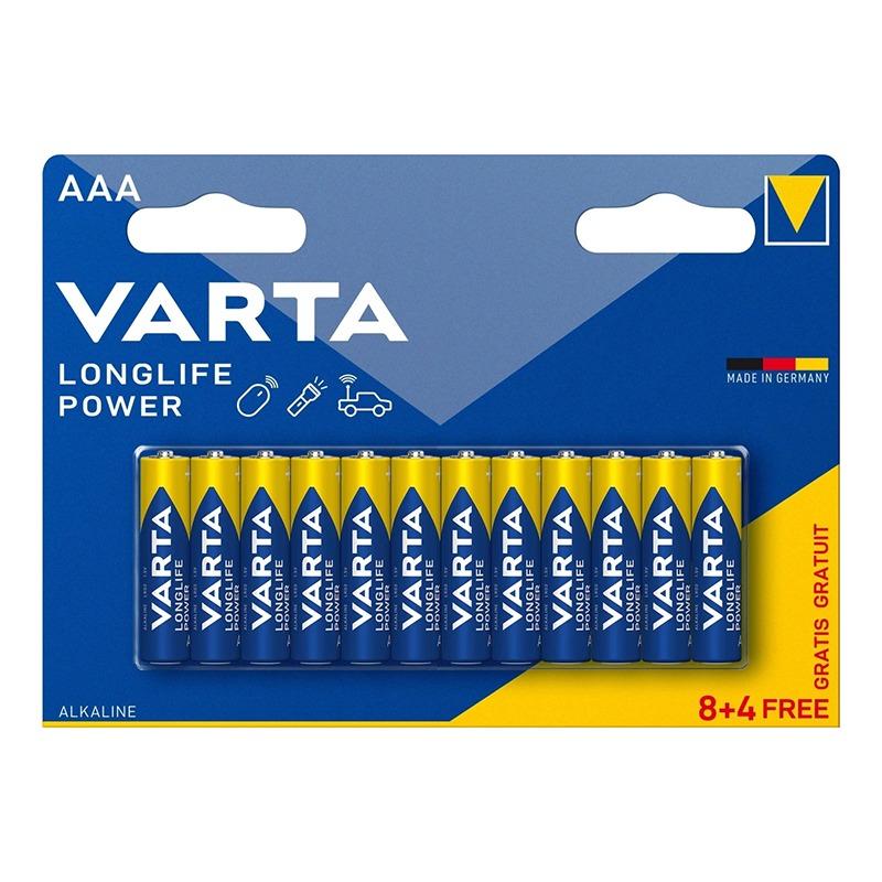 Varta Longlife Power AAA 12 Pack