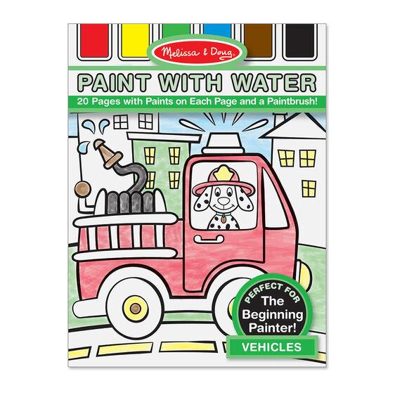 Melissa and Dough Vehicles Paint with Water Kids Art Pad