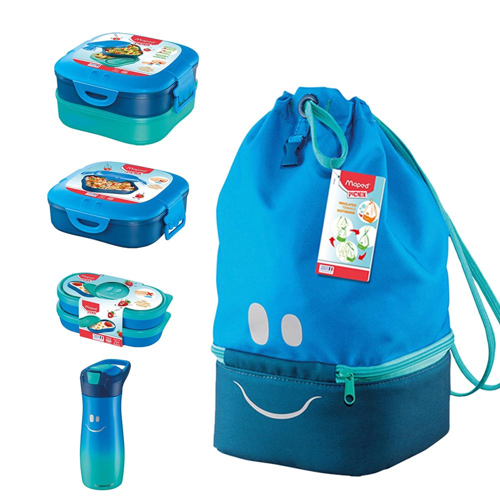 Maped Creativ Kids Lunch Bag 4 in 1 - Blue