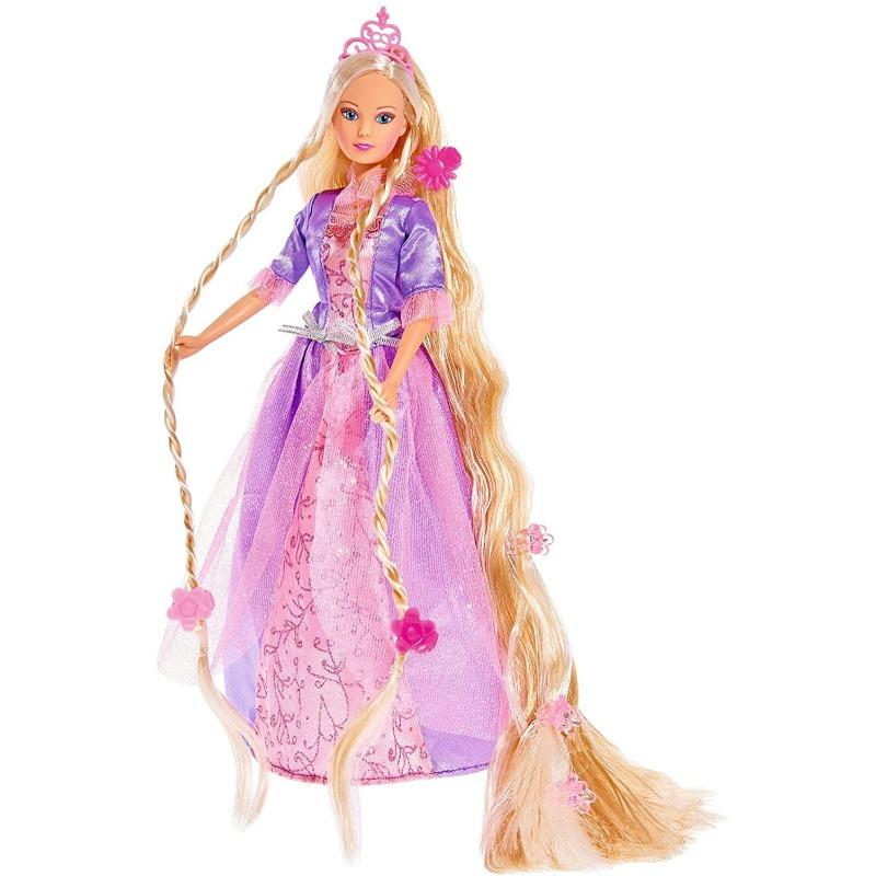 Simba Rapunzel With Ultra Long Hair Doll Purple
