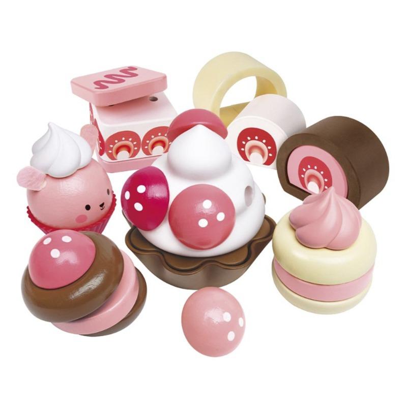 Hape Strawberry Dessert Set 7 Pcs
