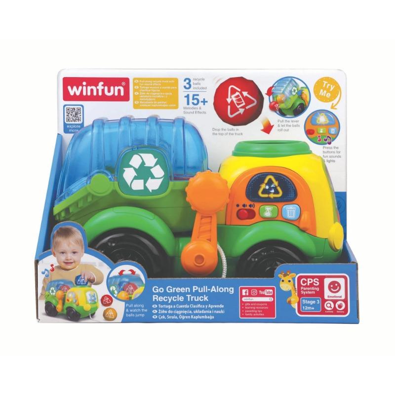 Winfun Go Green Pull-Along Recycle Truck
