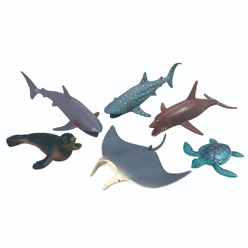 Wenno Ocean Animals Playset - 6 Pcs