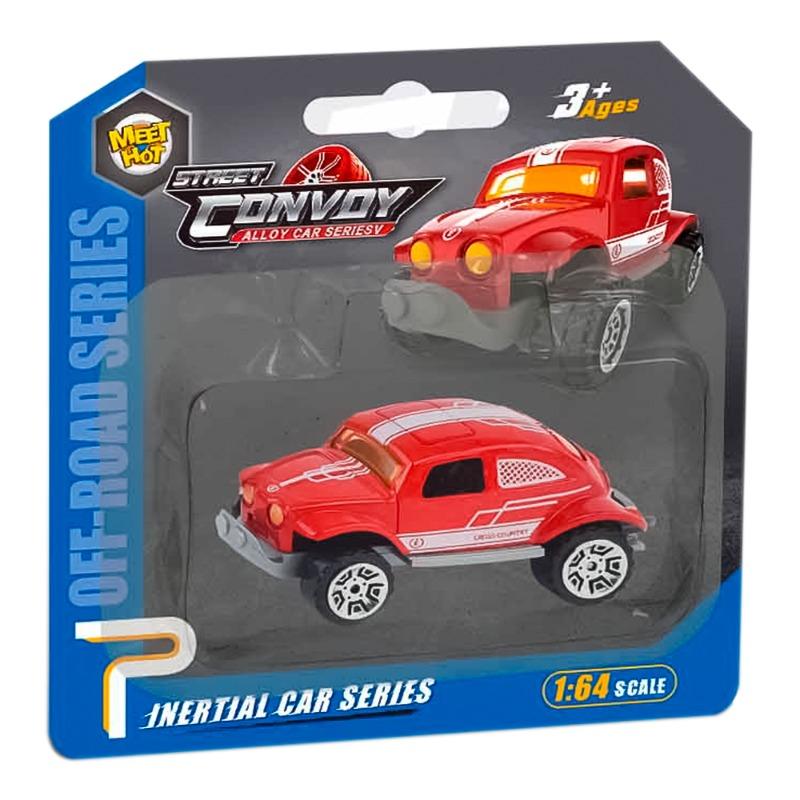 Meet Hot Street Convoy Alloy Inertial Off Road Car - Multishapes