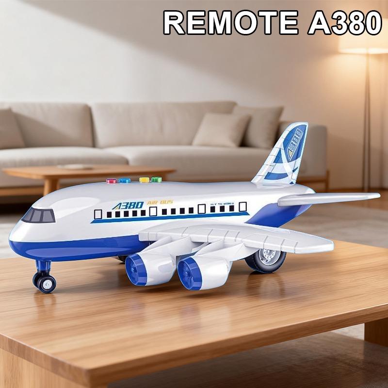 4CH RC Airplane Toy A380 - Blue