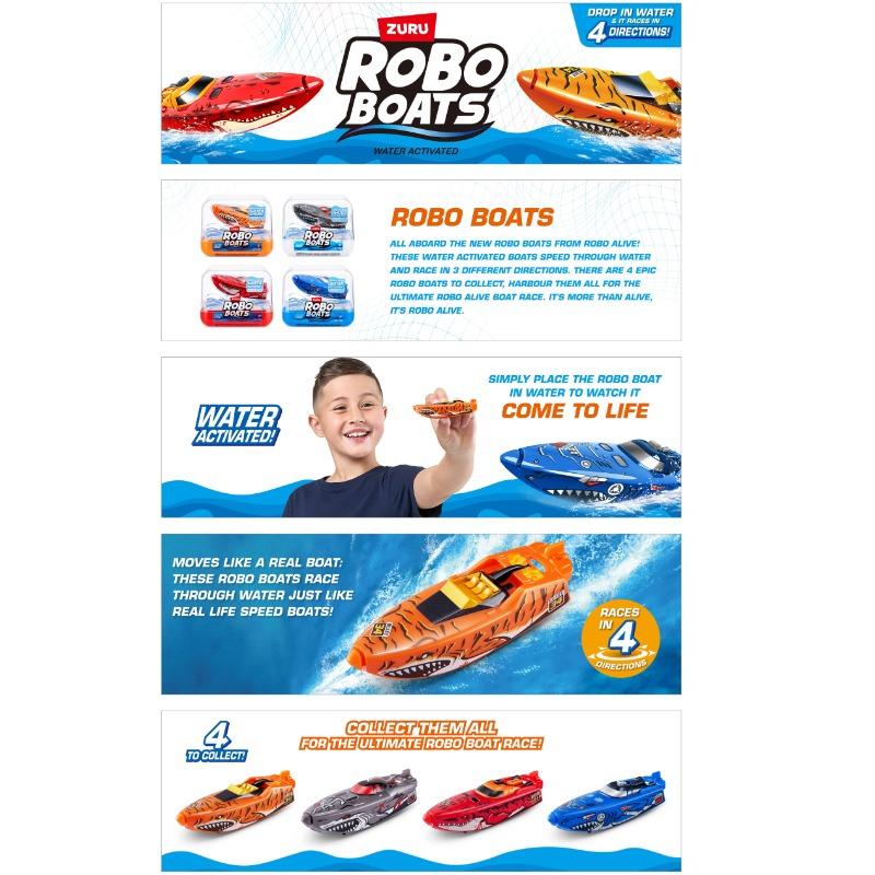 Robo Alive Robo Boats Multicolor