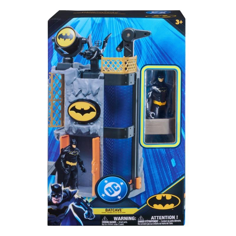 DC Batman Batcave Playset with 6″ Figure
