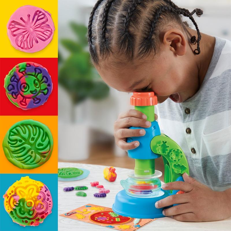 Play Doh Light And Look Microscope Clay Set for Kids
