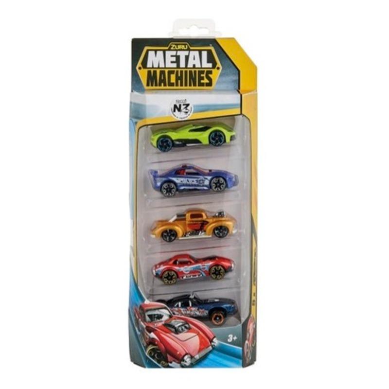 Metal Machine Cars Set 5 Pcs - Multi Shapes