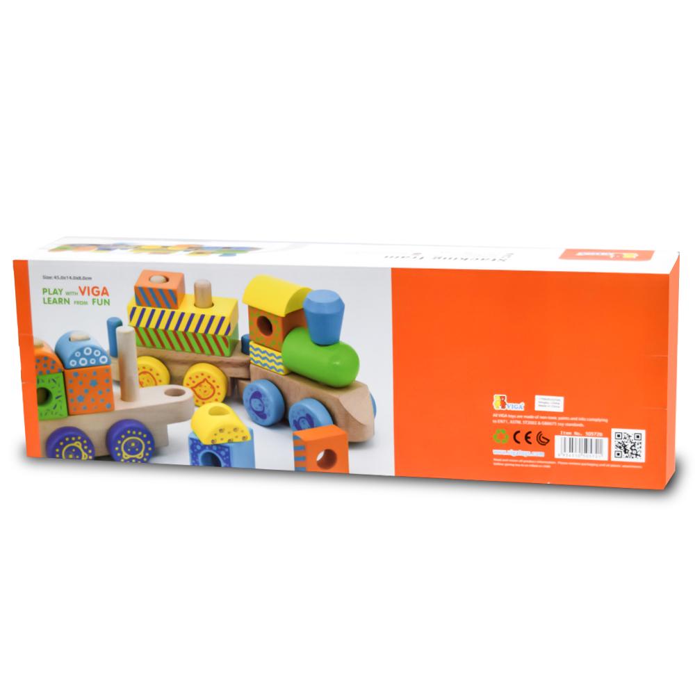 VIGA - Colorful Stacking Train