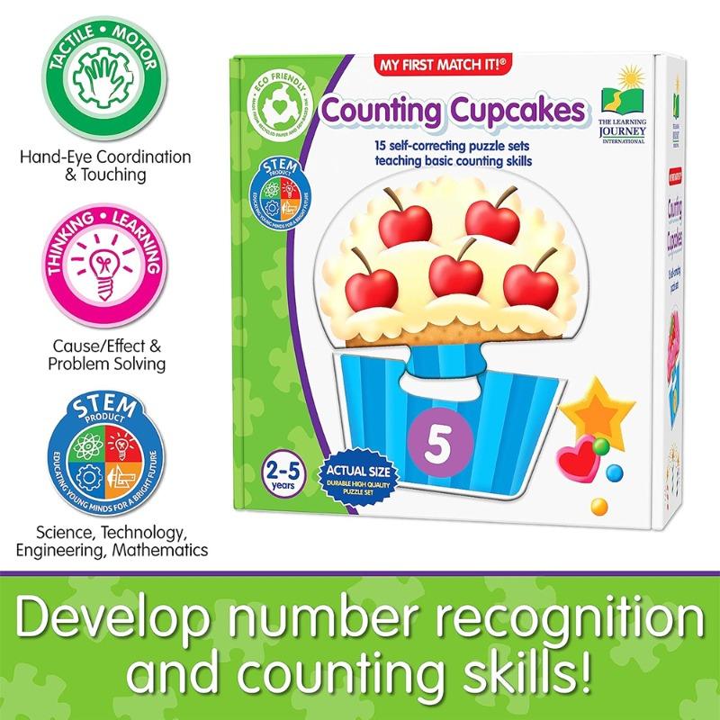 The Learning Journey Counting Cupcakes Puzzle