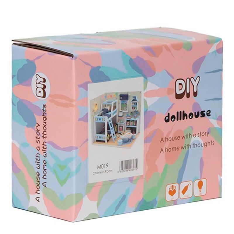 Mini Luminous Wooden Dollhouse
