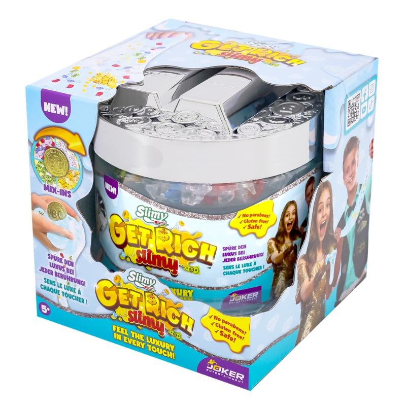 Slimy Get Rich Gold & Silver Slime Assorted