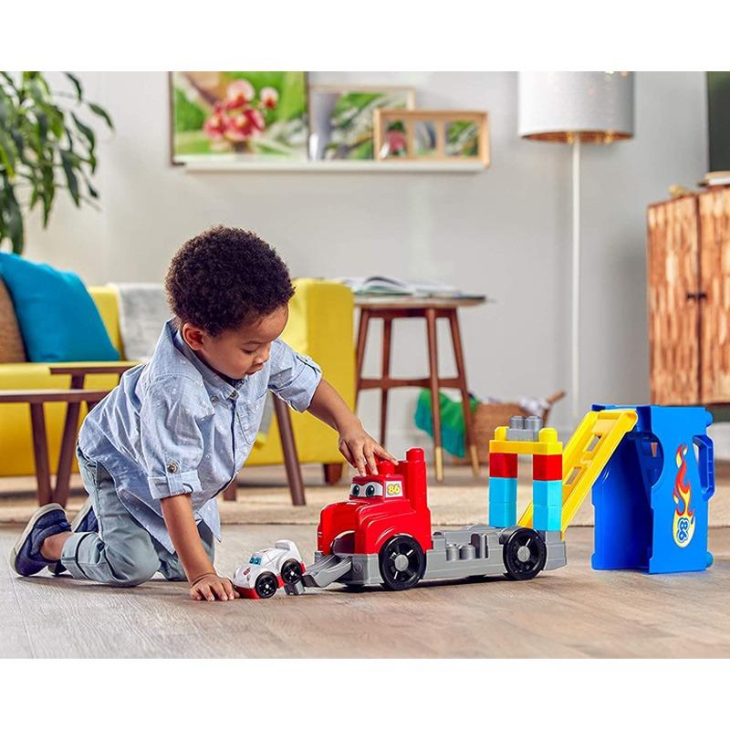 Mega Bloks First Builders Build and Race Rig with Big Building Blocks