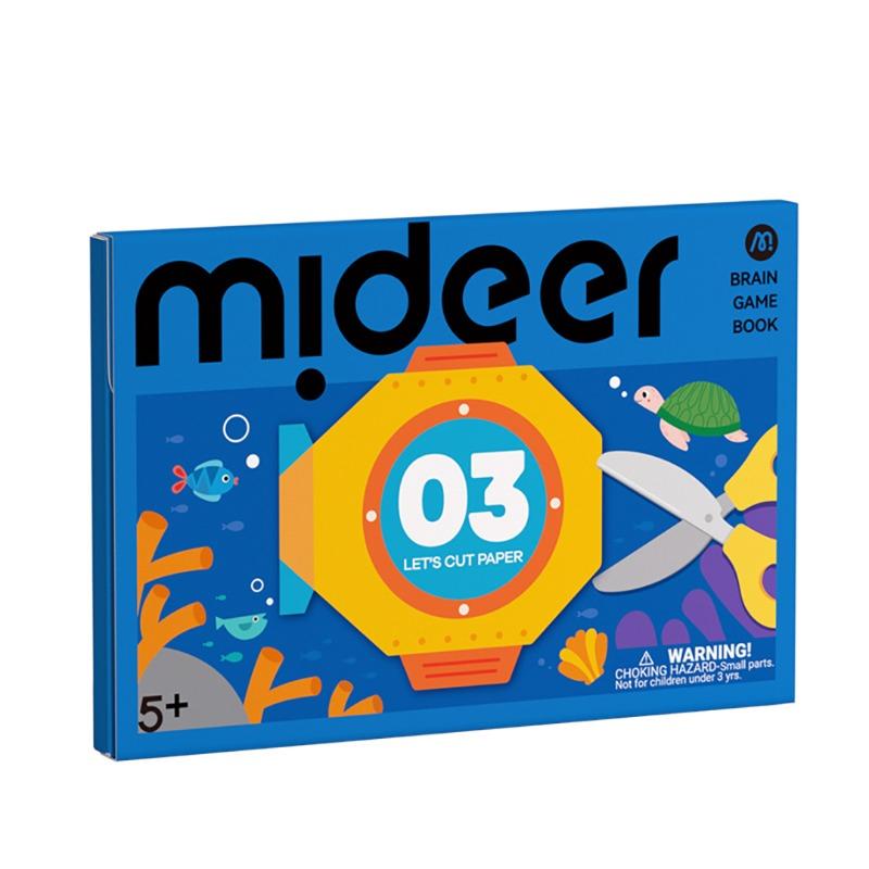 Mideer Level Up Brain Gamebook - Let's Cut Paper Level 3