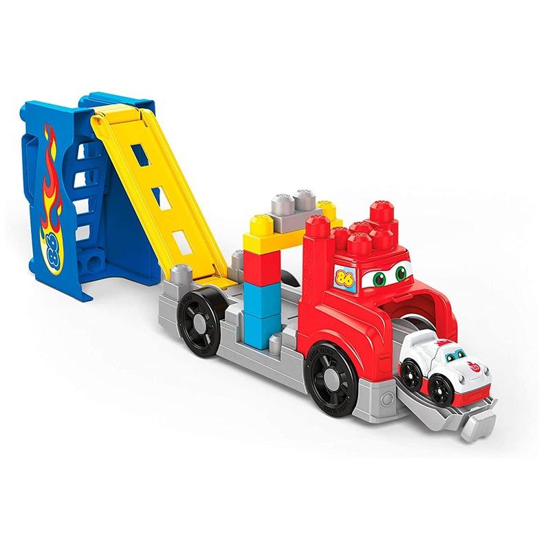 Mega Bloks First Builders Build and Race Rig with Big Building Blocks