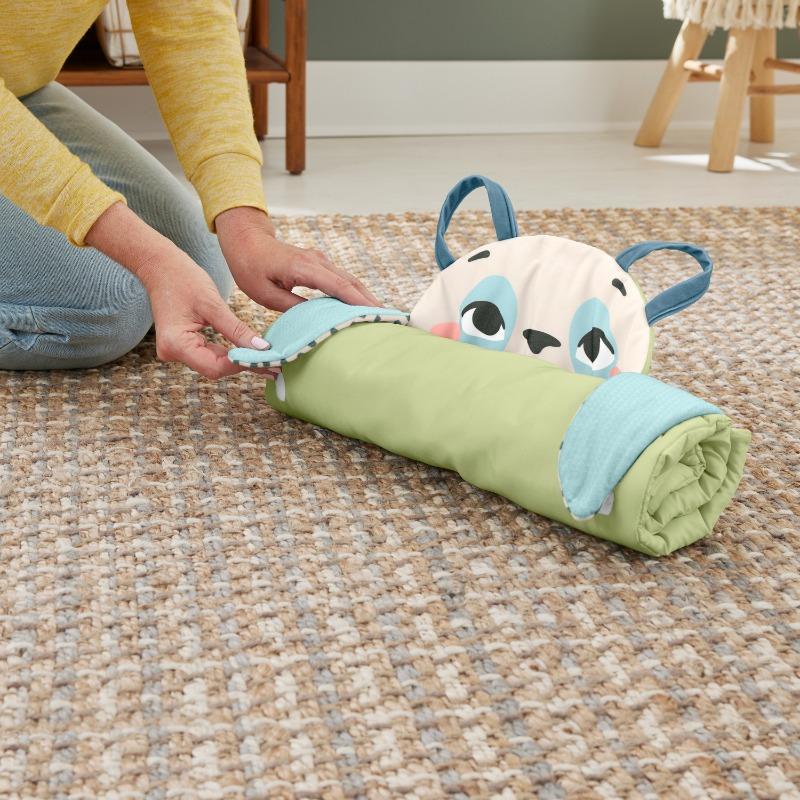 Fisher-Price Planet Friends Rolly Polly Panda Baby Activity Mat with 2 Toys