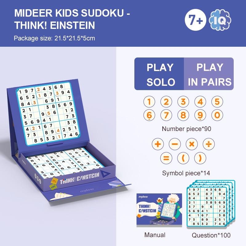 Mideer SUDOKU-THINK!EINSTEIN – Boost Logic & Brainpower