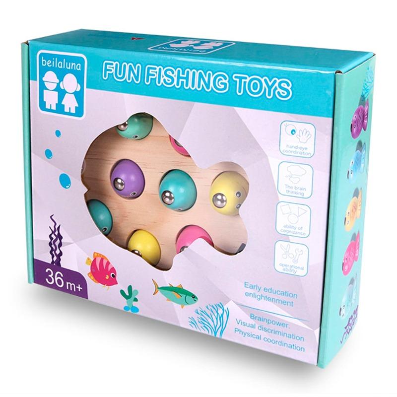 Beilaluna - Magnetic Wooden Fishing Game