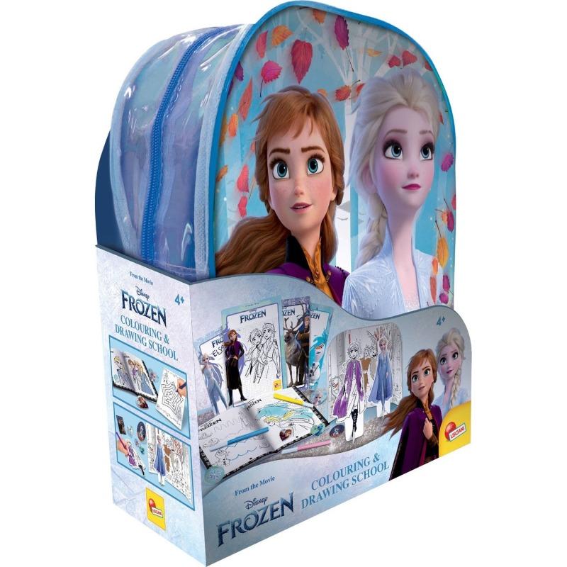 Lisciani Frozen Backpack Coloring And Drawing Kit