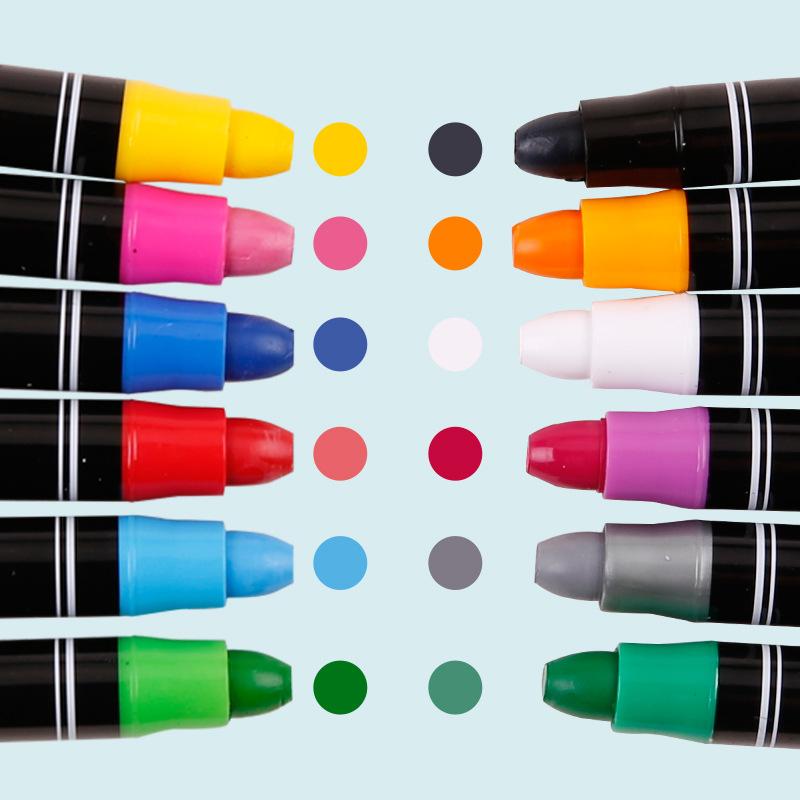 Mobee Washable Silky Crayons - 24 Colours