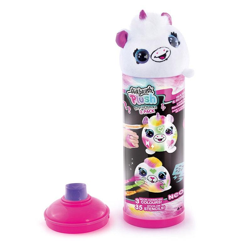 Canal Toys Airbrush Plush - Neon Mini Mystery 2 Packs
