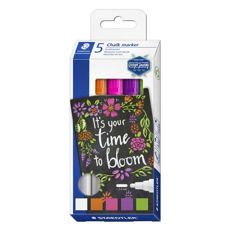 Staedtler Chalk Marker 5 Pcs Multicolors