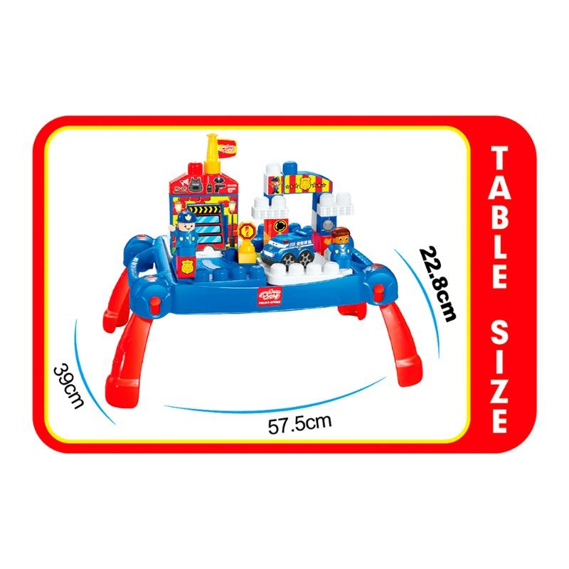 New Boy Police Desk Building Set - 30 Piece
