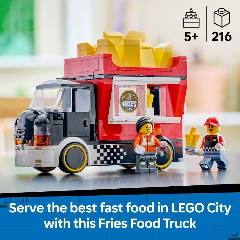 Lego Building Kit Fries Food Truck 60488