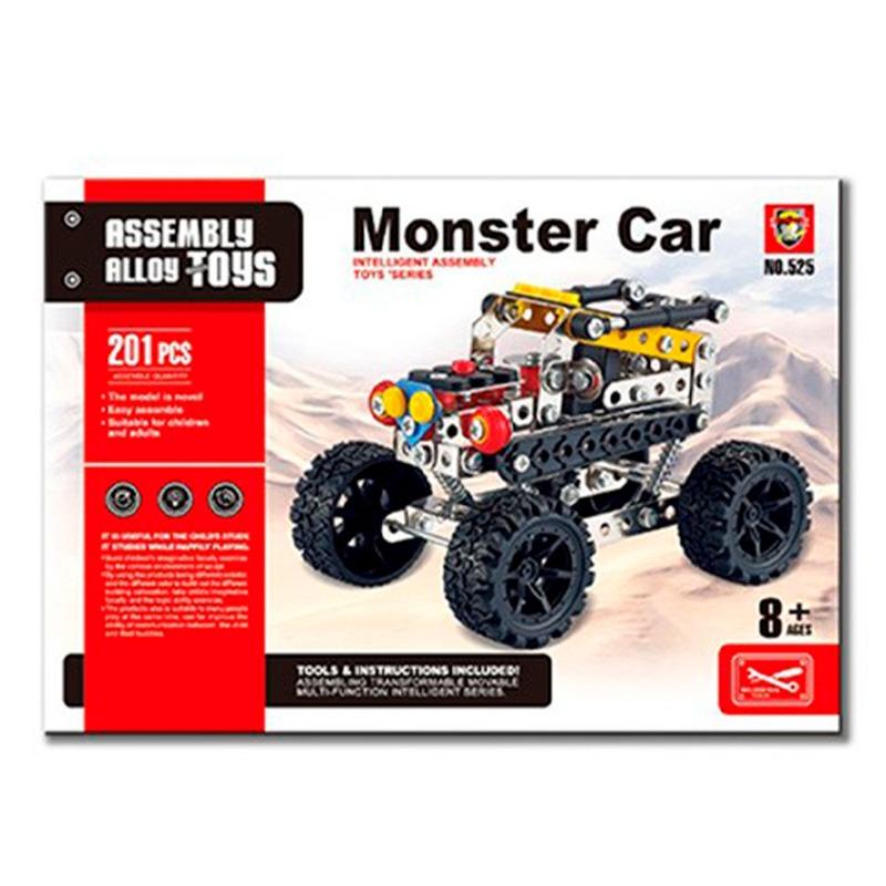 Monster Car Construction Toy Kit - 201 pcs