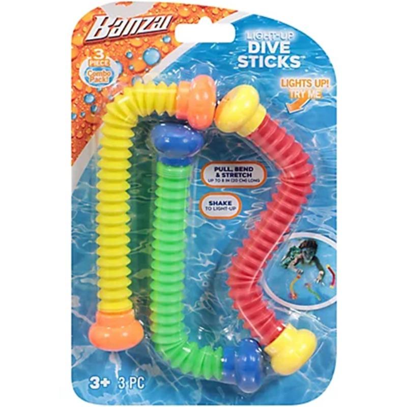 Banzai Flashing Dive Sticks 3Pcs