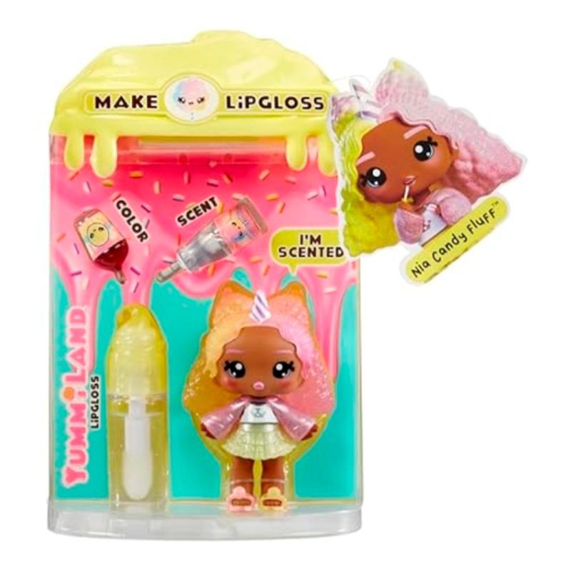 Yummiland Lip Gloss Doll Series 2 - Cotton Candy Nia Fluff