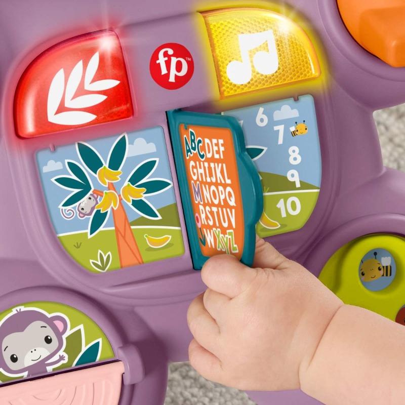 Fisher Price Learn With Me Purple Monkey Baby Walker