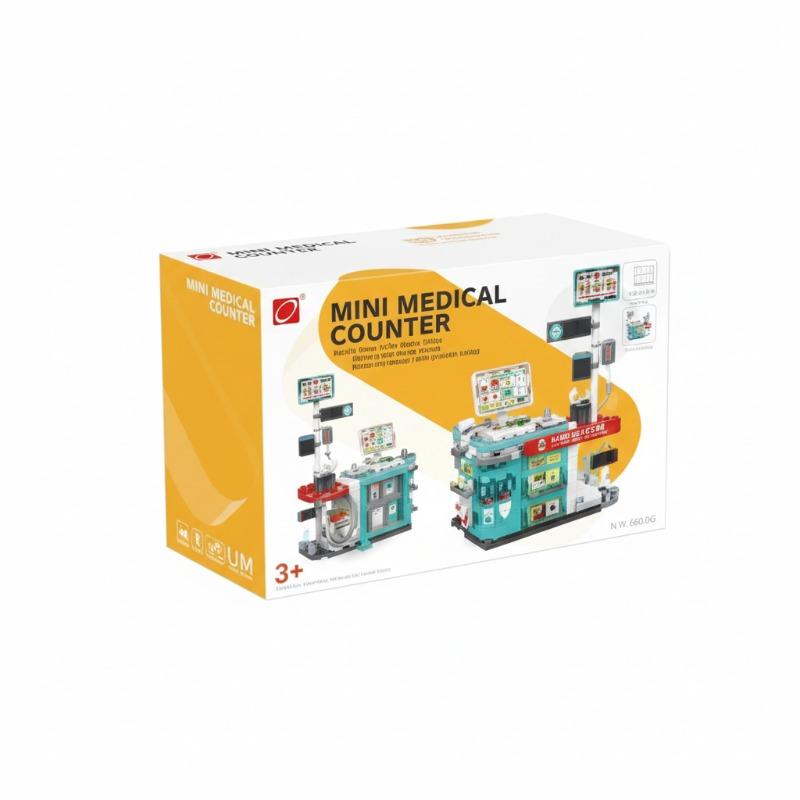TOYSIRE Mini Medical Counter Blue