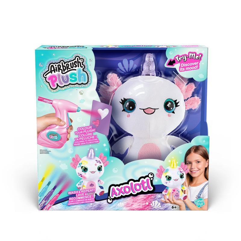 Airbrush Plush - Axolotlcorn Light Up
