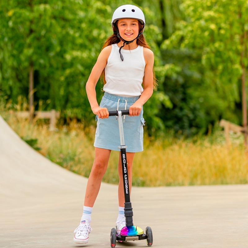BOLDCUBE 3 Wheel Scooter Big Fold Electro Dark Night
