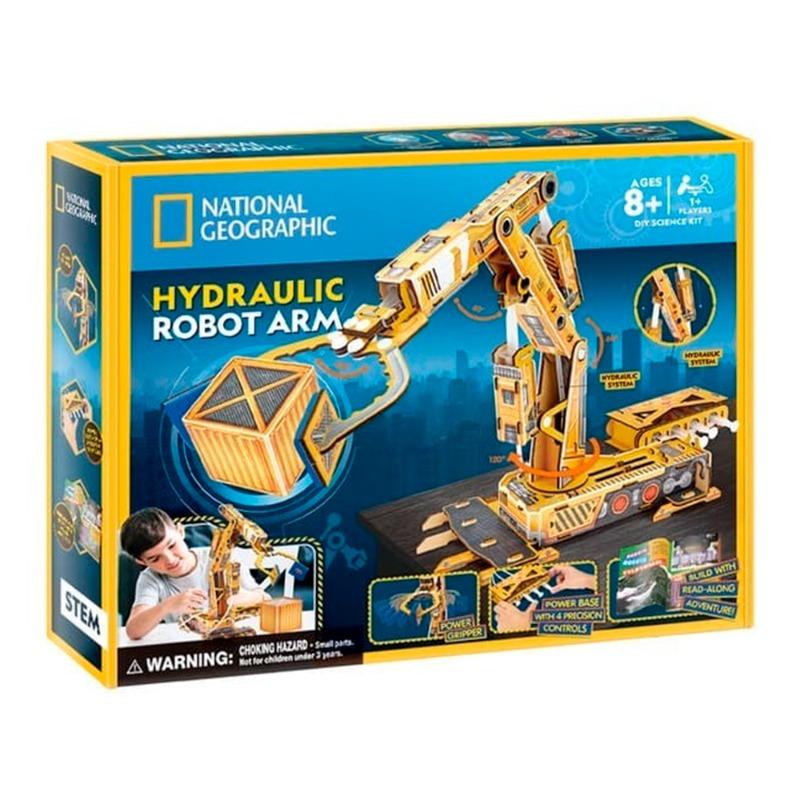 National Geographic Rompecabezas 3D Hydraulic Robot Arm