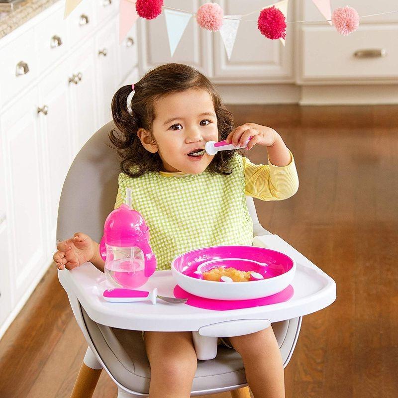 Munchkin - Be Happy Toddler Dining Set - Pink