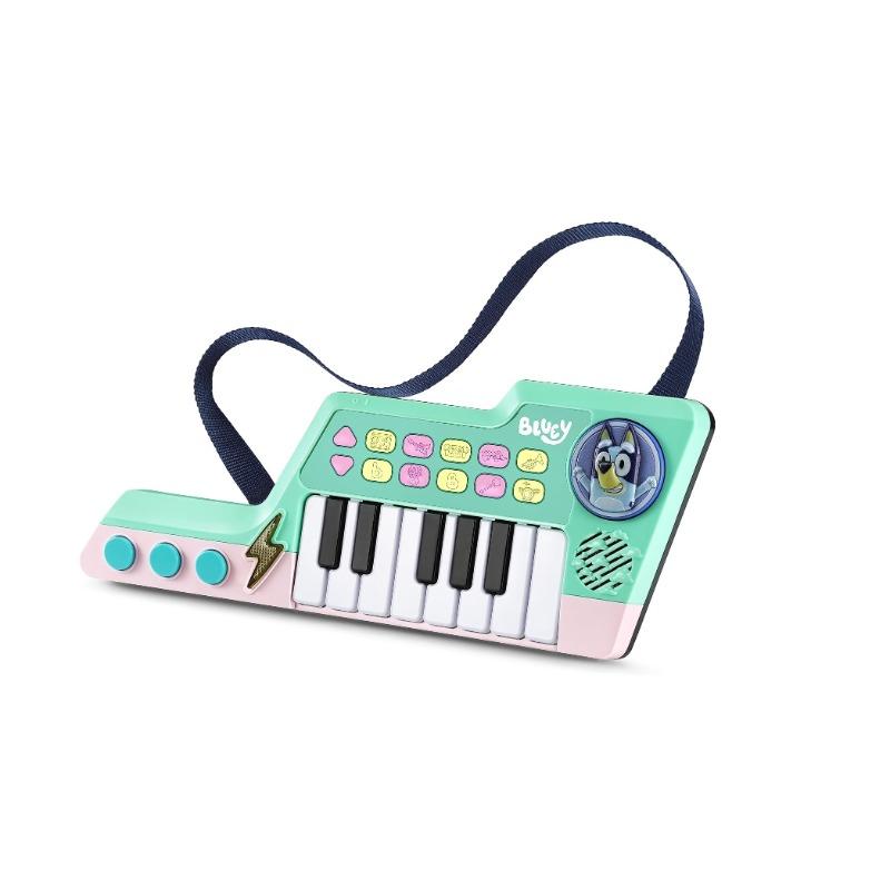 VTech Bluey Bluey's Keytar Toy 5 Instrument Sounds Phrases