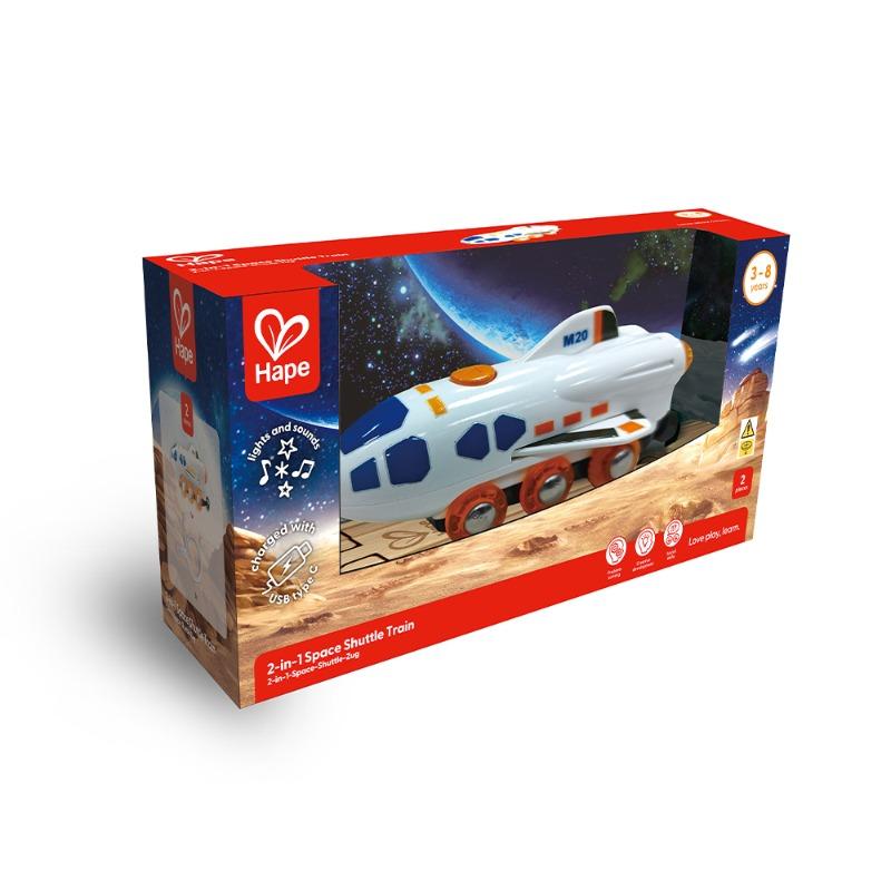 Hape - 2-in-1 Space Shuttle Train