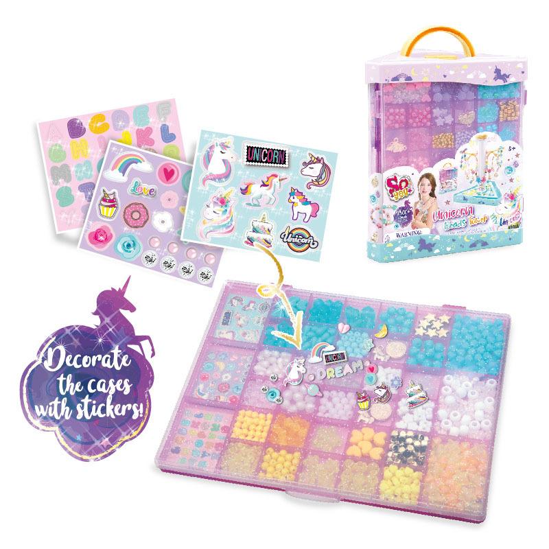 Tasia Unicorn Beads Tower Assorted