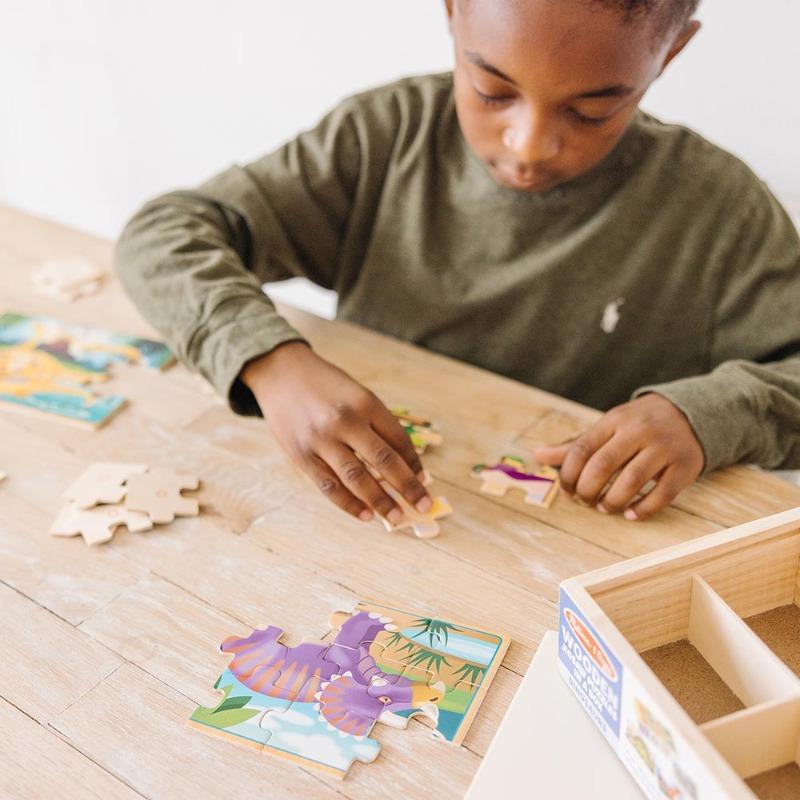 Melissa And Doug Dinosaurs Puzzles in a Box