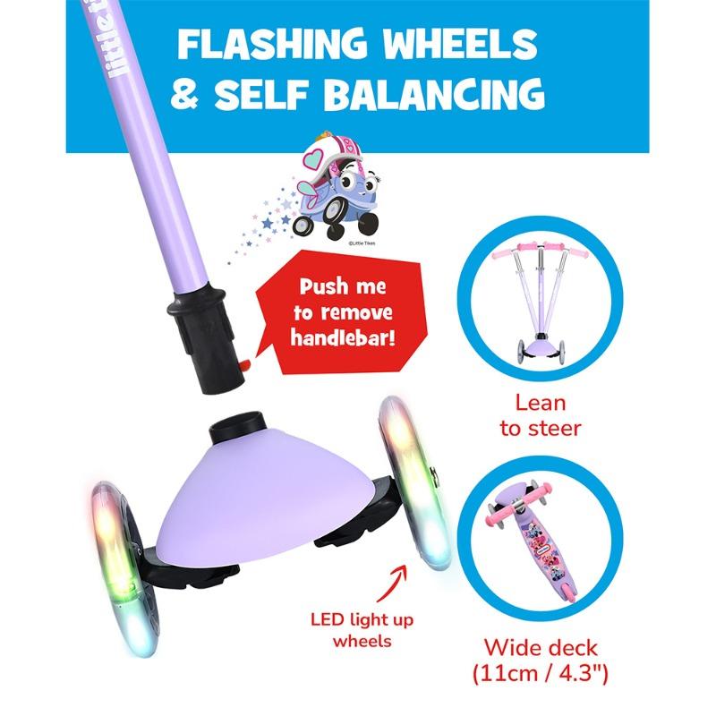 Boldcube X Little Tikes Teeny 3-wheel Scooter - Purple/pink