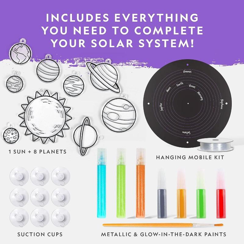 National Geographic Stained Glass Solar System Craft Kit