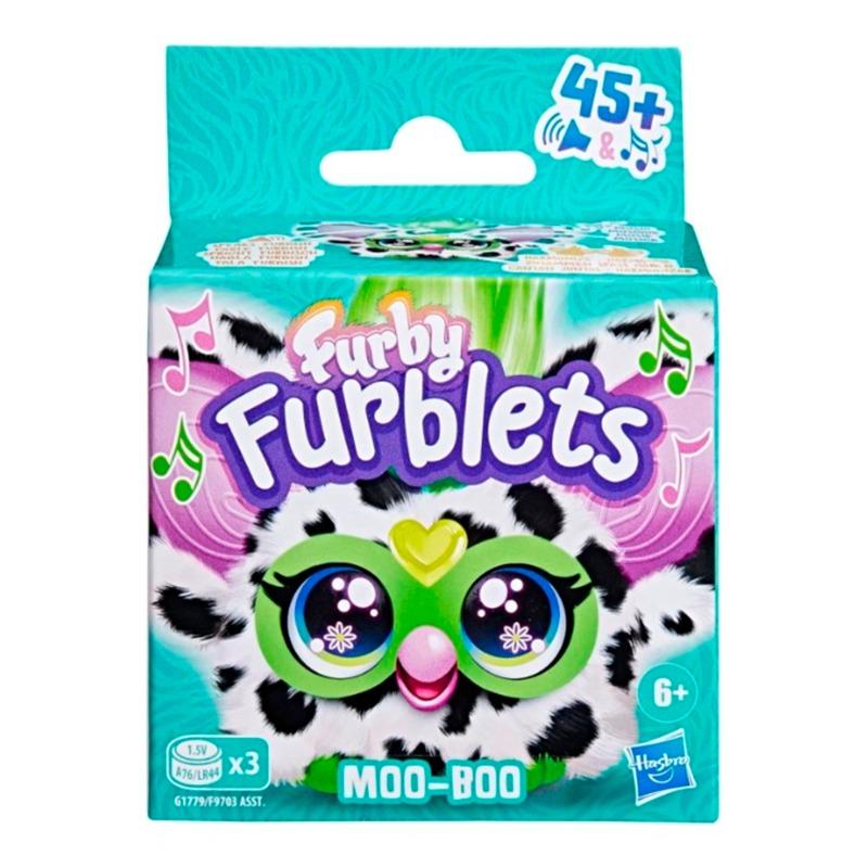 Furby Furblets Moo Boo Cow Mini Friend Plush Toy