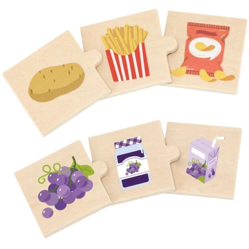 VIGA Puzzle set Discover the Connections Between Nature and Food