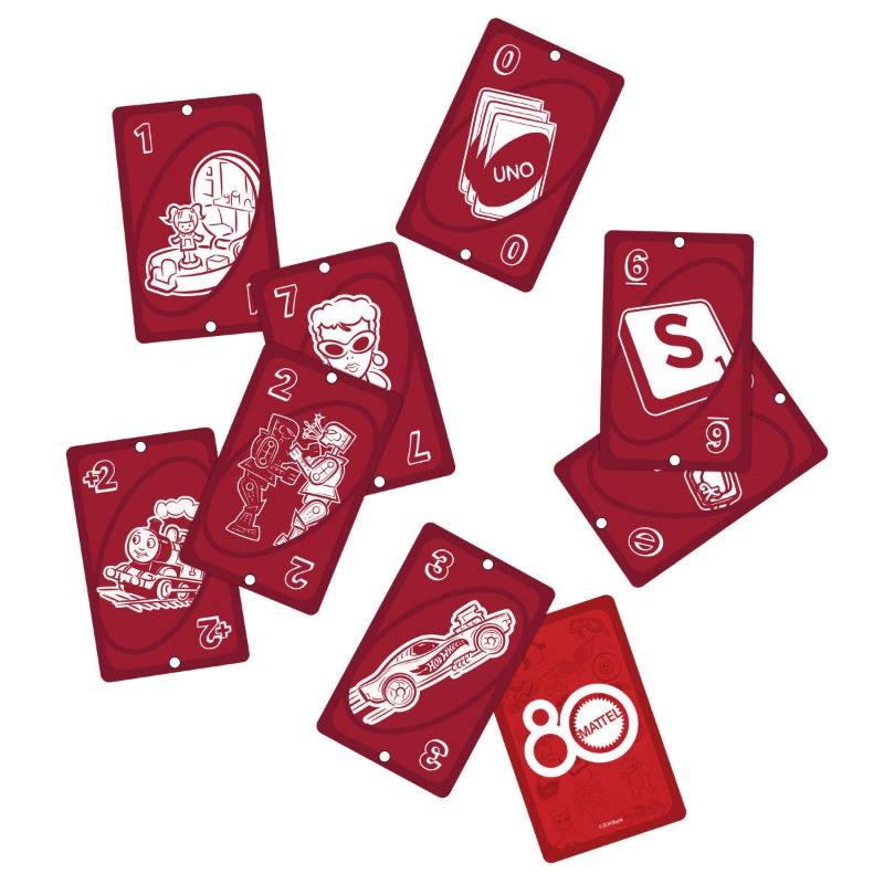 UNO 80th Ruby Red Card Game