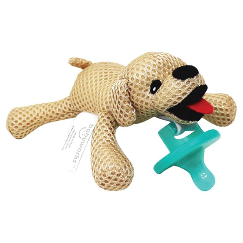 Baby Works Pacifier Friend With Pacifier - Bud Puppy